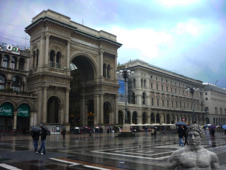 digitální fotografie Milán, Galleria Vittorio Emanuele