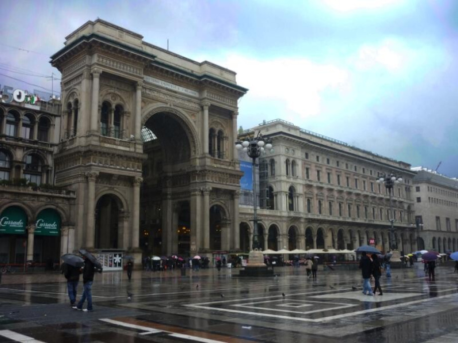 digitální fotografie Milán, Galleria Vittorio Emanuele